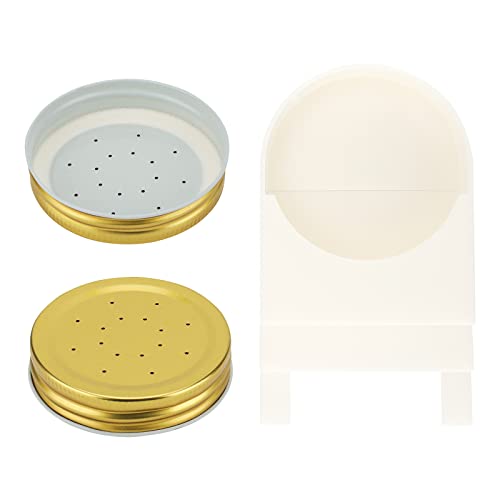 12PCS Bee Feeders with Perforated Lids - Beekeepers