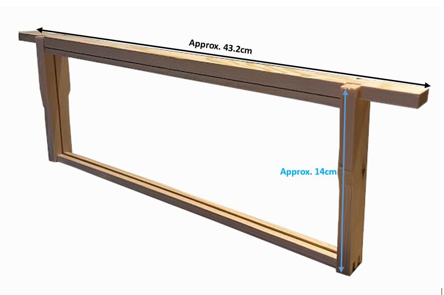 10 National Beehive Frames - AGS Super Beekeeping