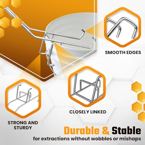 Bee Honey Bucket Rack Stand, Stainless Steel - 11.8