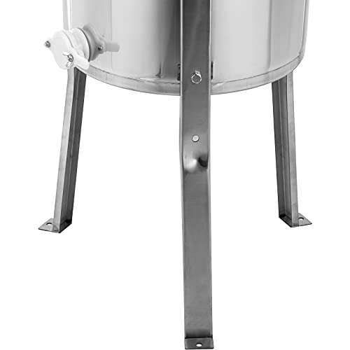 Stainless Steel 4-Frame Manual Honey Extractor