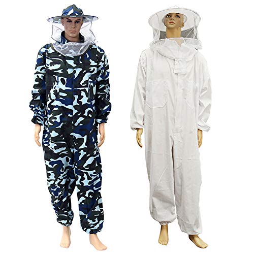 POHOVE Beekeeping Suit with Round Veil - Professional Essential