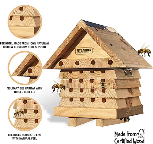 Unibos Bee Nesting Box | Wooden Beehive Hotel