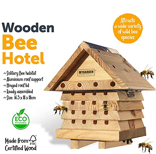 Unibos Bee Nesting Box | Wooden Beehive Hotel
