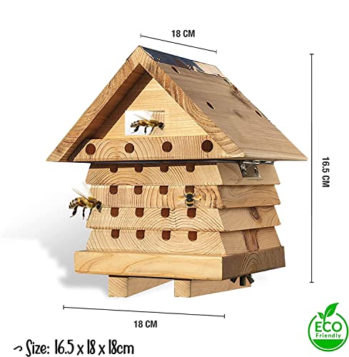 Unibos Bee Nesting Box | Wooden Beehive Hotel