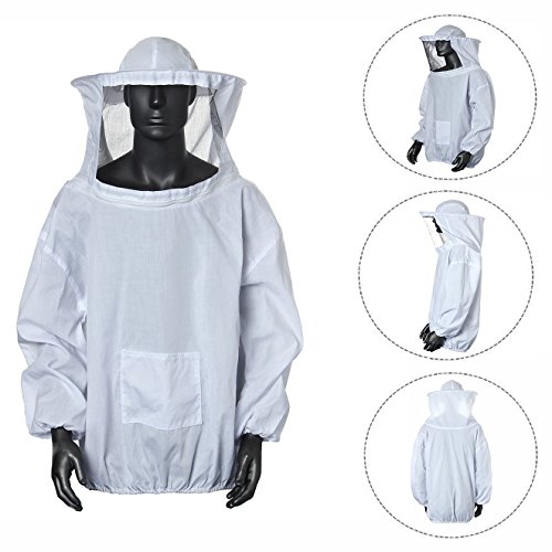 Binnan White Beekeeping Jacket - Professional Unisex Suit