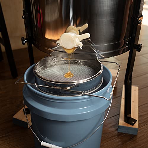 Honey Strainer: Double Sieve Stainless Steel Beekeeping Tool