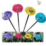 Metal Bee Watering Station - 4 Pack Garden Feeder