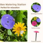 Metal Bee Watering Station - 4 Pack Garden Feeder