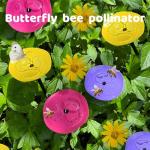 Metal Bee Watering Station - 4 Pack Garden Feeder