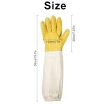 Goat Leather Beekeeper Gloves with Ventilated Sleeves