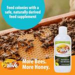 HIVE ALIVE: Natural Bee Food Supplement, Enhances Bee Health