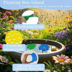 4PCS Floating Bee Watering Station Set