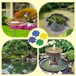 4PCS Floating Bee Watering Station Set