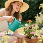 Flower-Shaped Bee Bath and Water Feeder