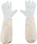 Beekeeping Goat Leather Gloves with Cotton Gauntlets