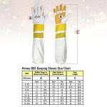 Premium Leather Beekeeping Gloves with Ventilation