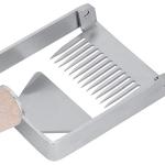 Stainless Steel Honey Uncapping Fork with Wooden Grip