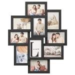 Black Collage Photo Frames for 4x6 Pictures
