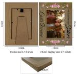Wooden 4x6 Photo Frame for Beekeeping Memories