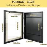 Kids Artwork Display Frame, 2 Pack (Black)