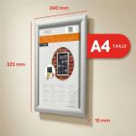 Aluminum Clip Frame for Certificates and Photos