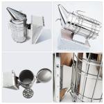 Stainless Steel Bee Hive Smoker with Heat Shield