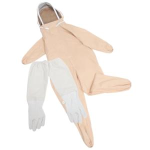 Toyvian Full Body Beekeeping Suit with Gloves