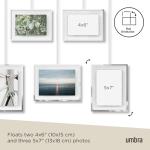 Adjustable Chrome Picture Frame Set for Five Photos