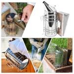 Stainless Steel Bee Hive Smoker with Heat Shield