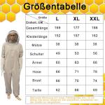 Beekeeper Protective Suit with Gloves and Hood
