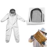 Beekeeping Suit with Adjustable Hood and Mesh Fabric