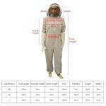 Beekeeping Suit with Gloves - Breathable Khaki XXL