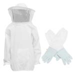 Beekeeping Suit with Hat, Protective Polyester Gear
