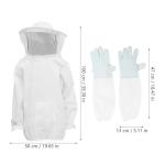 Beekeeping Suit with Hat, Protective Polyester Gear