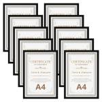 10 Pack Black A4 Photo Frames for Beekeepers