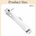 Stainless Steel Hive Tool Set with J-Hook & Scraper