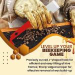 Stainless Steel Bee Hive Tool with J Hook