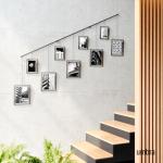 Bee Themed Picture Frame Gallery Set - 9 Frames