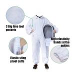 Full-Body Beekeeping Suit with Veil and Hood