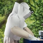 Ventilated Beekeeper Suit with Protective Gloves Set