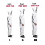 Full-Body Beekeeping Suit with Veil and Hood