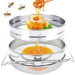 Stainless Steel Honey Strainer with Adjustable Handles