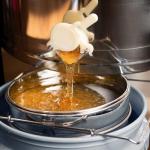 Stainless Steel Honey Strainer with Adjustable Handles