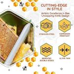 Flexzion 11-Inch Stainless Steel Honey Uncapping Knife