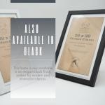White Photo Frame for Certificates and Artwork