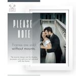 White Photo Frame for Certificates and Artwork