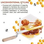 Flexzion 11-Inch Stainless Steel Honey Uncapping Knife