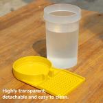 3-Pack Plastic Bee Water Feeders for Beekeeping