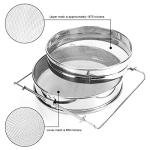 Stainless Steel Double Sieve Honey Strainer