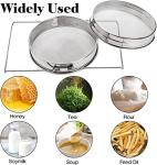 Stainless Steel Double Sieve Honey Strainer